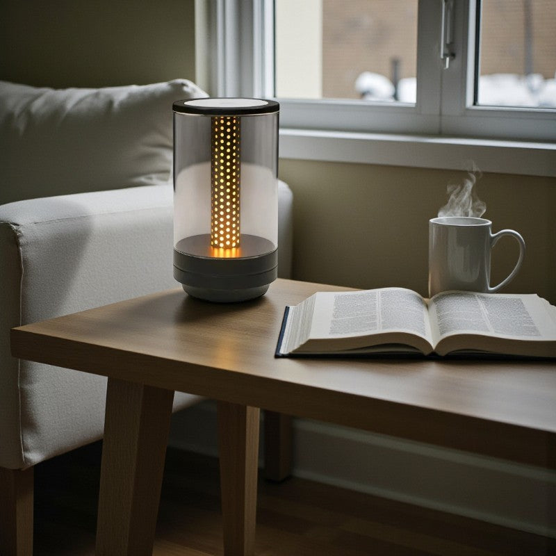 USB-aufladbare LED-Tischlampe mit einstellbarer Helligkeit für Stimmungsbeleuchtung