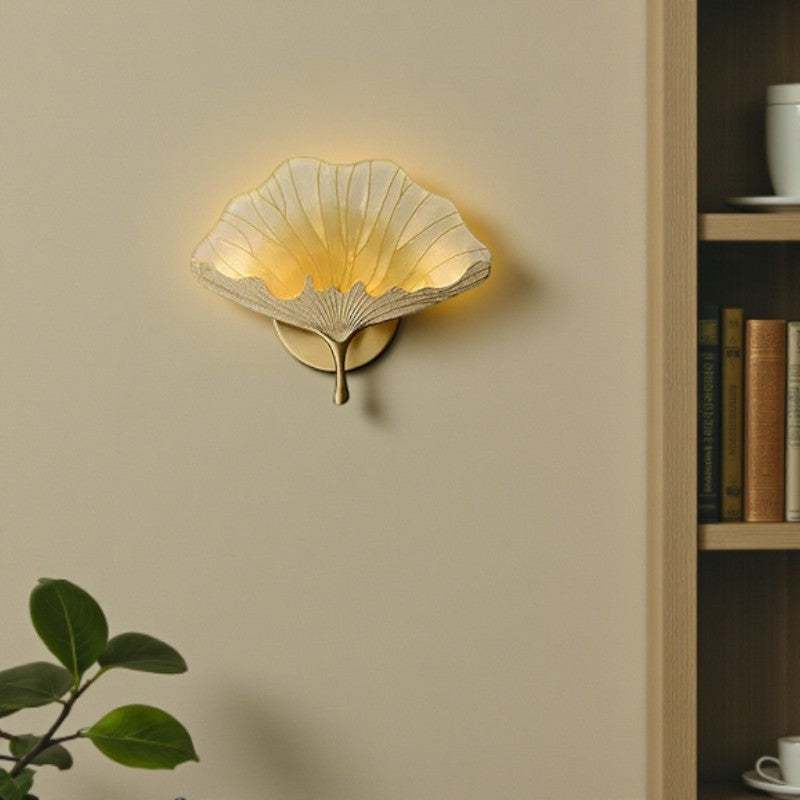 Nokturna - Wandleuchte im Blatt-Design