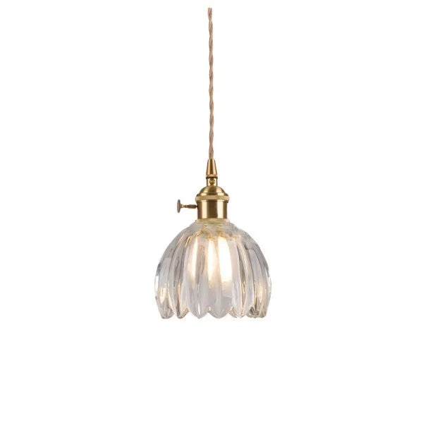 Japanische - Glas Pendelleuchte Blumenform
