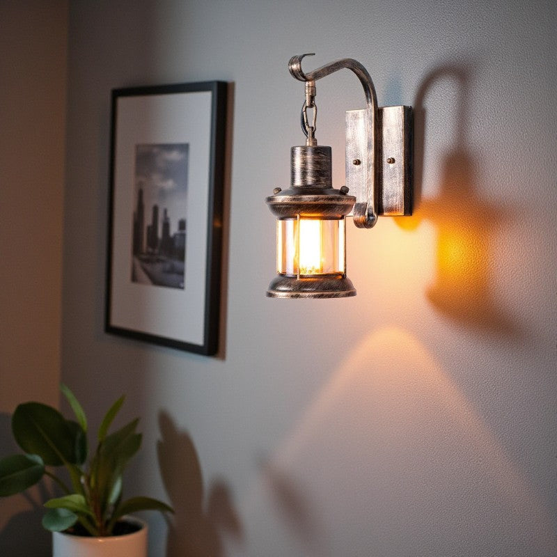 Vintage Laternen Wandleuchte für klassische Innen und Außenbeleuchtung