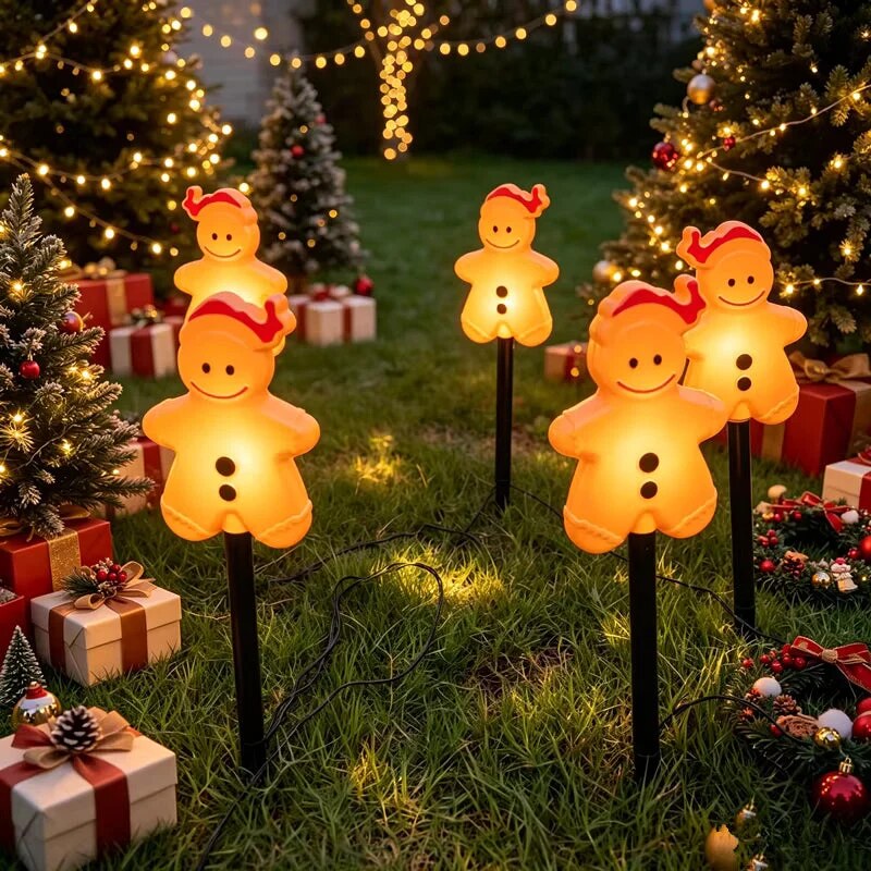 GingerBeam - LED Gartenstecker mit Lebkuchendesign