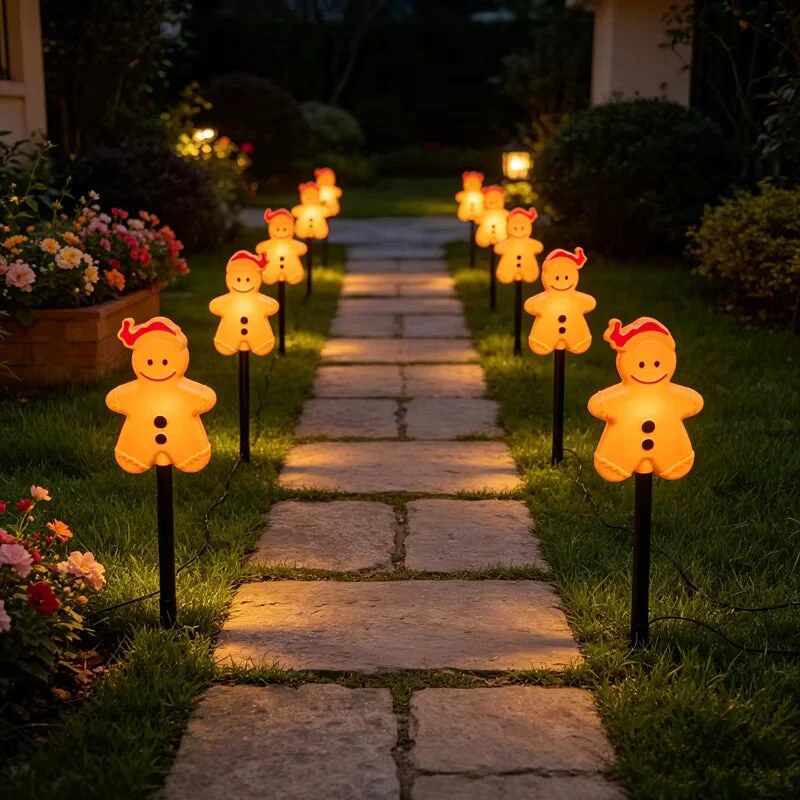GingerBeam - LED Gartenstecker mit Lebkuchendesign