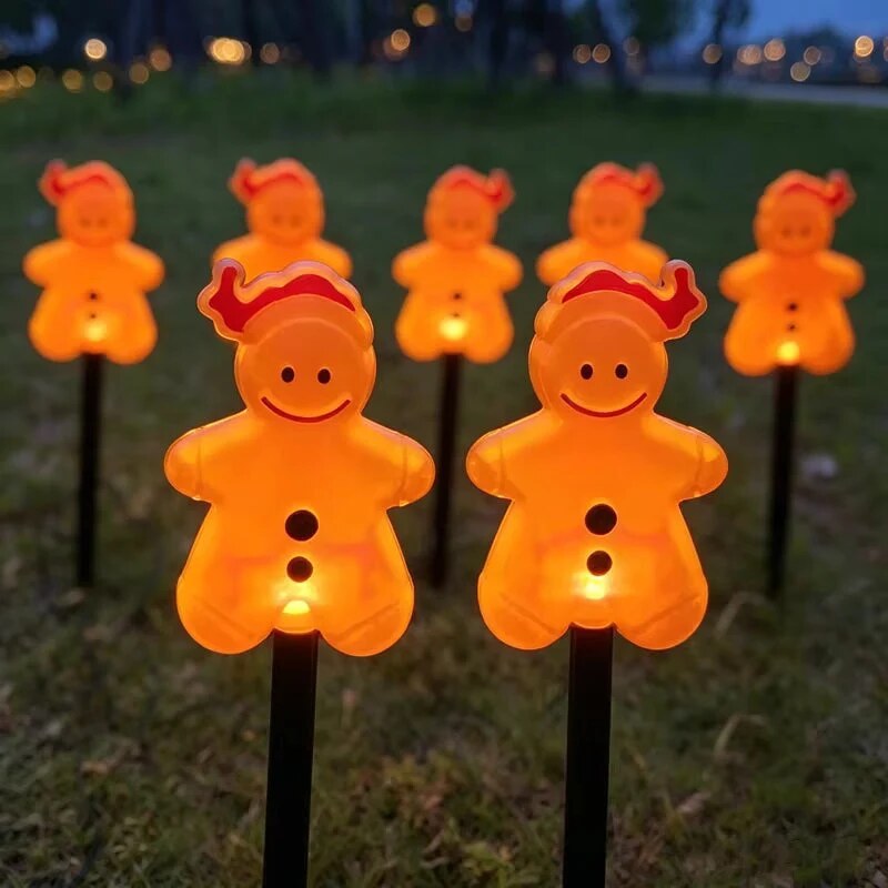 GingerBeam - LED Gartenstecker mit Lebkuchendesign