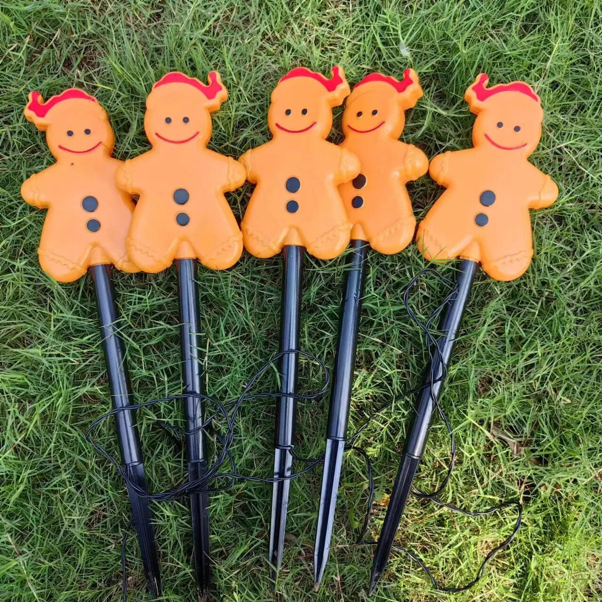 GingerBeam - LED Gartenstecker mit Lebkuchendesign