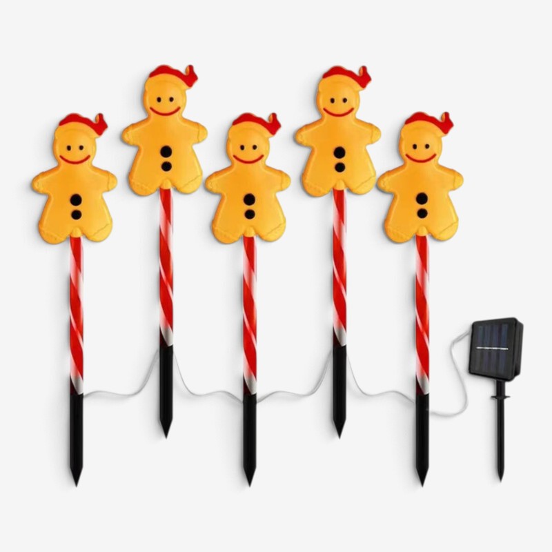 GingerBeam - LED Gartenstecker mit Lebkuchendesign