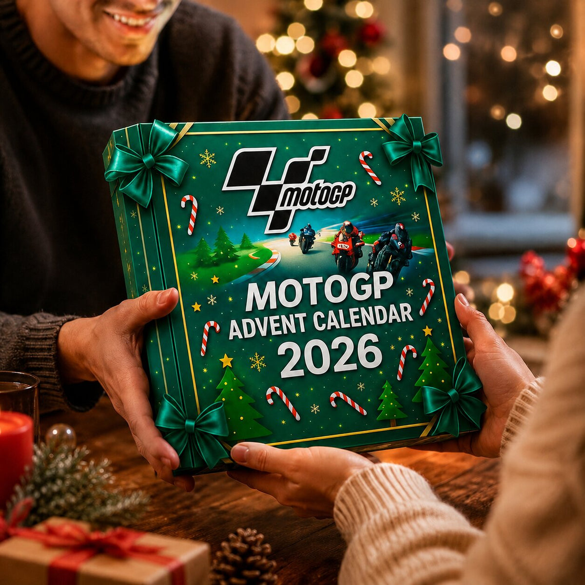 MotoRally - Adventskalender mit 24 Motorsport-Ornamenten