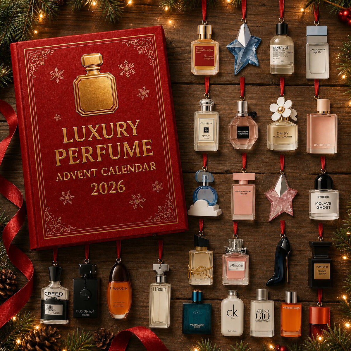 Scentember - Adventskalender mit Parfüm- und Flakondesign