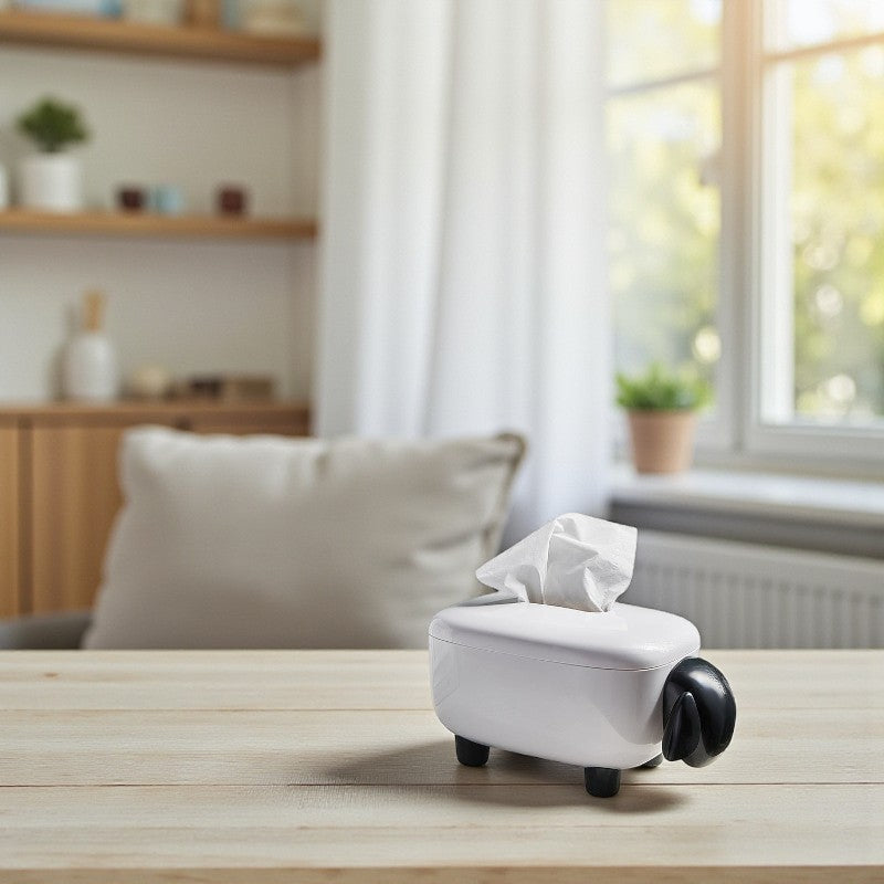 Tierförmige Taschentuchbox mit kompakter Bauweise