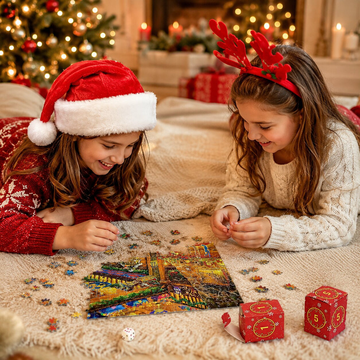 Puzzember - Puzzle-Adventskalender mit 1008 Teilen