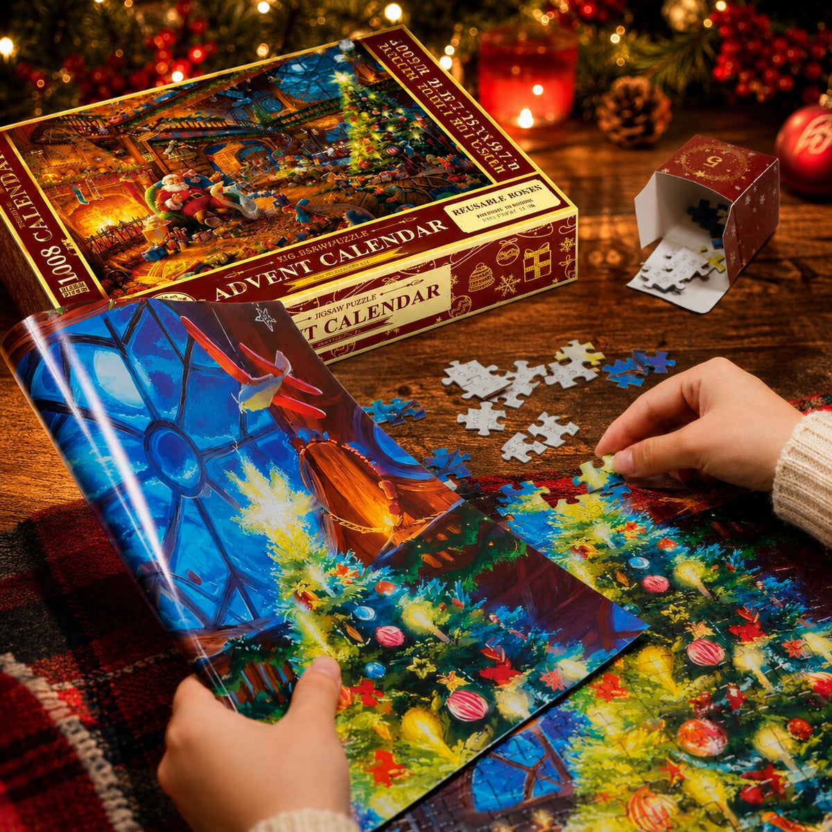 Puzzember - Puzzle-Adventskalender mit 1008 Teilen