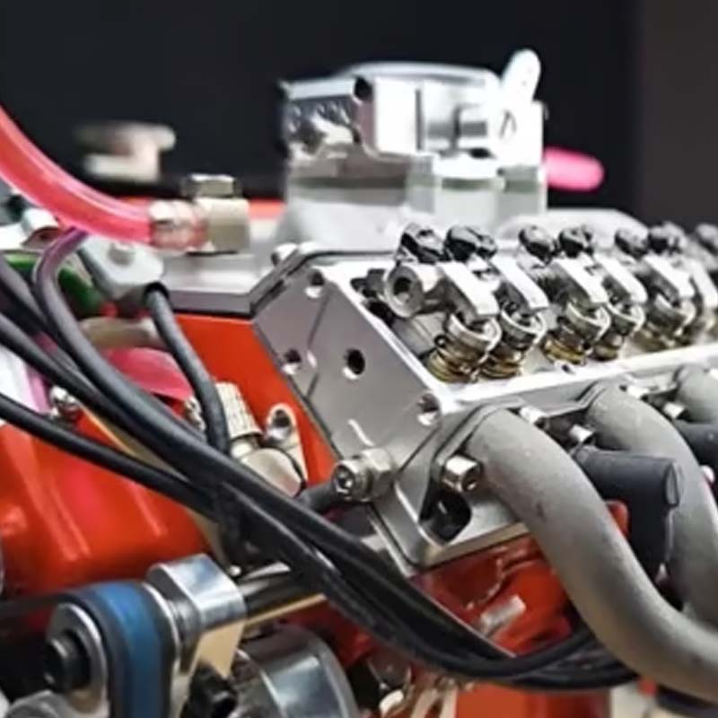 MotorVex - Mini V8 Benzinmotor-Modellbausatz mit CDI-Zündung