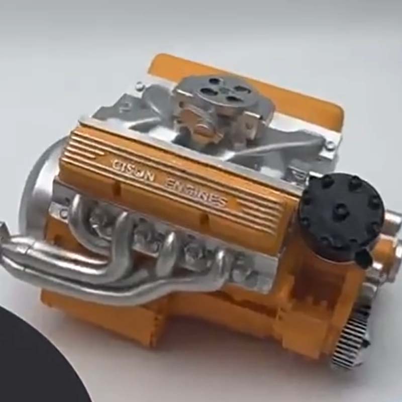 MotorVex - Mini V8 Benzinmotor-Modellbausatz mit CDI-Zündung