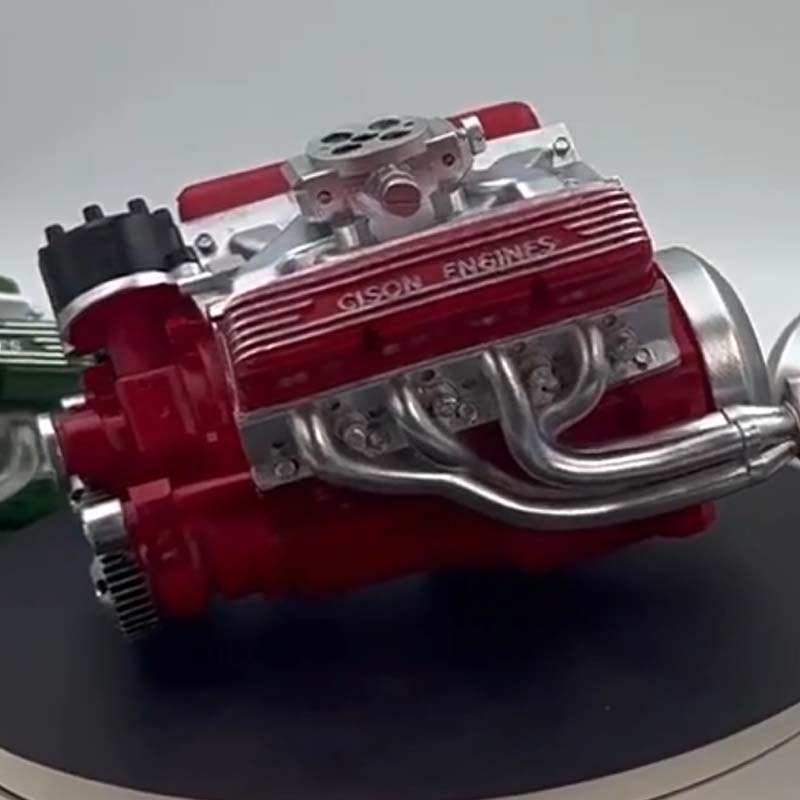 MotorVex - Mini V8 Benzinmotor-Modellbausatz mit CDI-Zündung