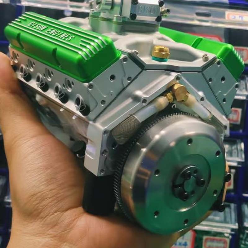 MotorVex - Mini V8 Benzinmotor-Modellbausatz mit CDI-Zündung