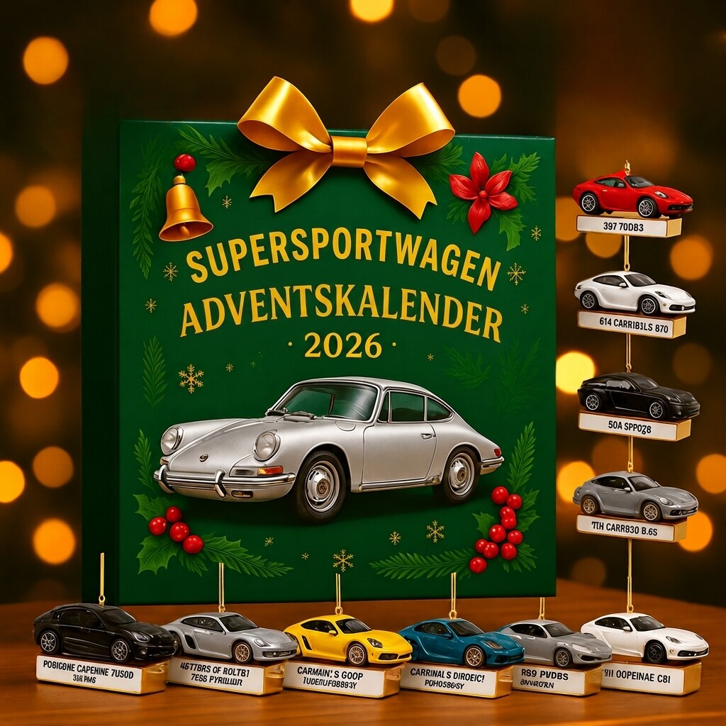 VeloRex - Adventskalender mit 24 Superauto-Miniaturen