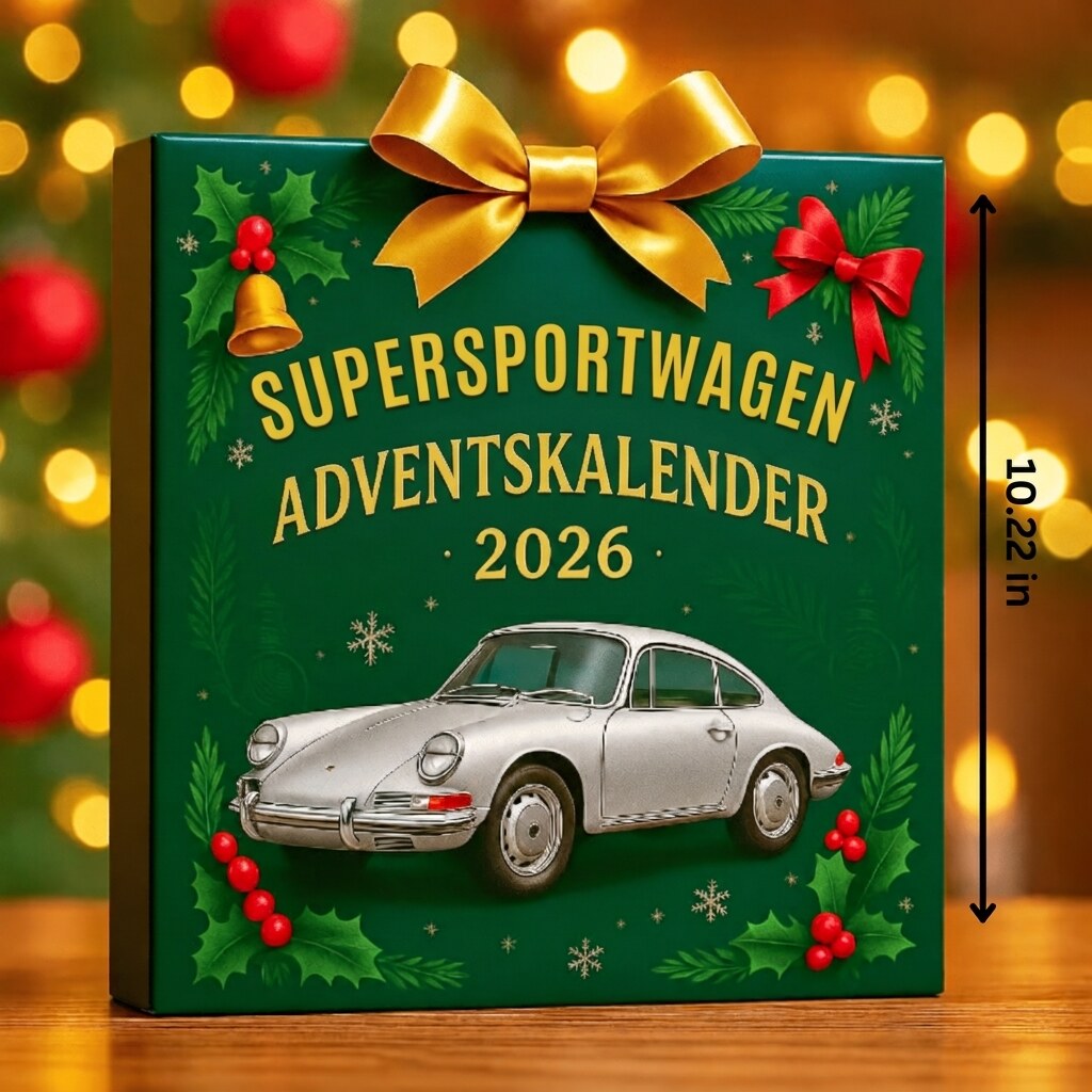 VeloRex - Adventskalender mit 24 Superauto-Miniaturen