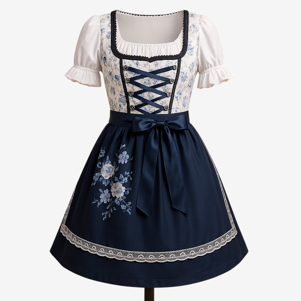 Traditionelle Oktoberfest-Jurk mit Blumenmuster für Damen