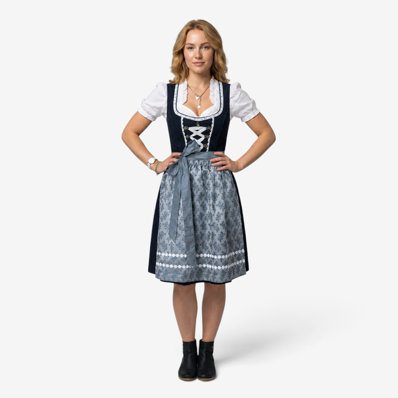 Traditionelles Dirndl-Kleid für Damen mit Schnürung