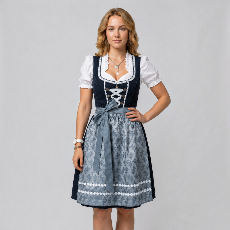 Traditionelles Dirndl-Kleid für Damen mit Schnürung