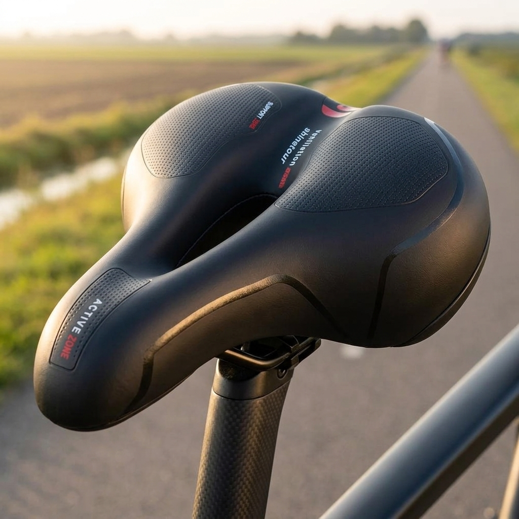 Velocush – Atmungsaktiver Fahrradsattel mit Lochdesign