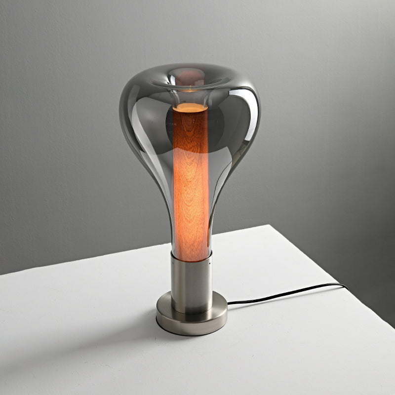 Lava - Art Glas-Tischleuchte