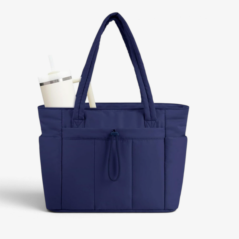 ToteCarry - Gestepptes Tote Bag mit Gepolstertem Laptopfach