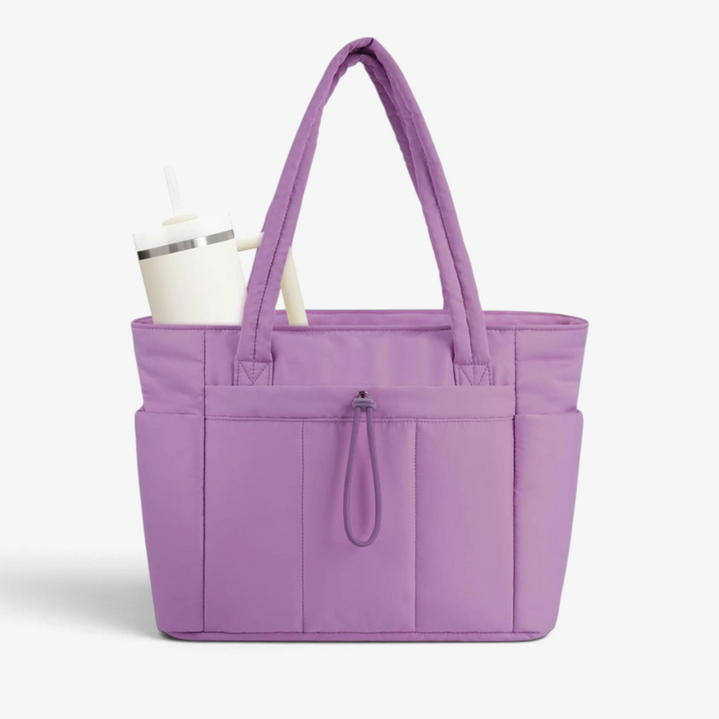 ToteCarry - Gestepptes Tote Bag mit Gepolstertem Laptopfach