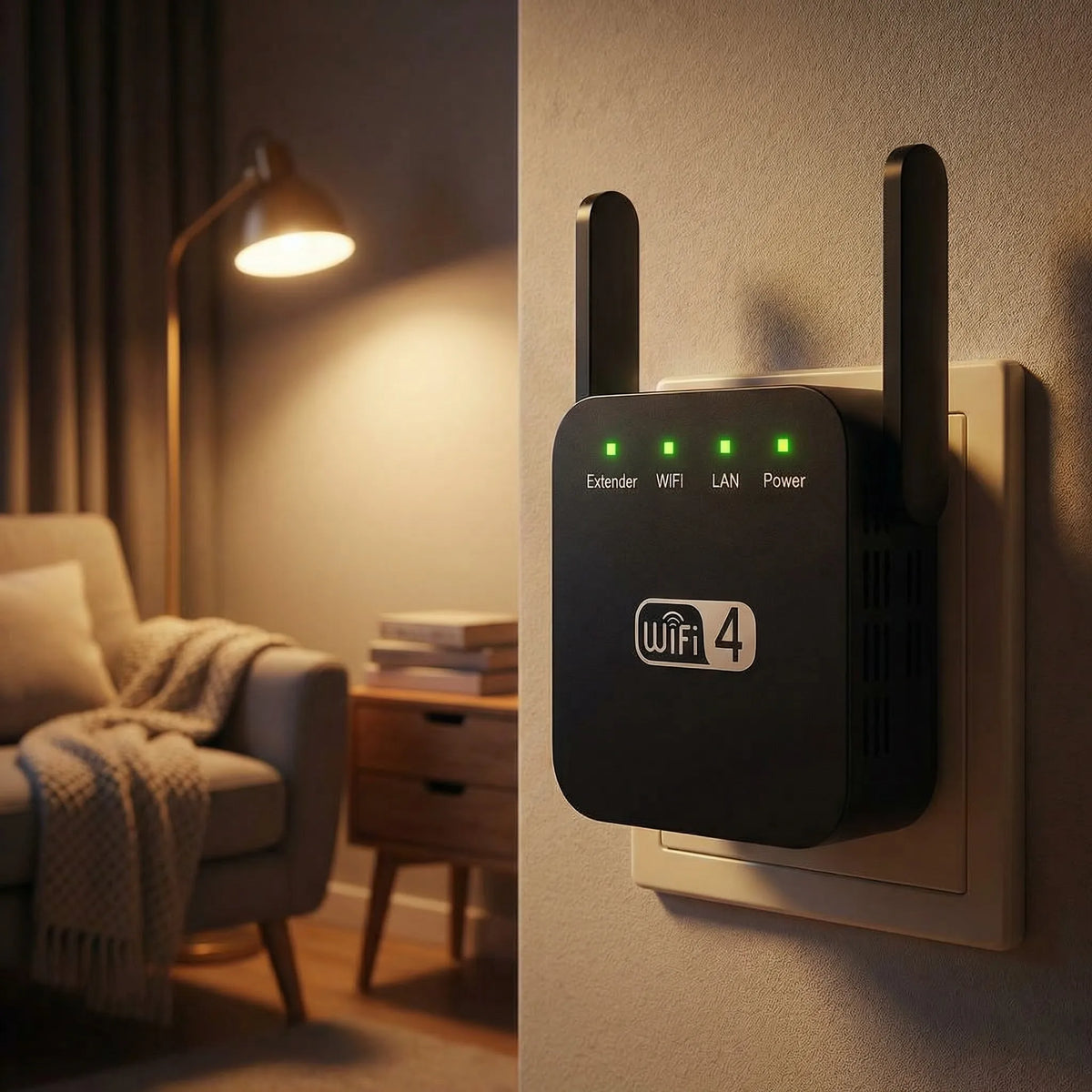 SignalNest - WLAN-Signalverstärker und Repeater mit Dual-Antennen