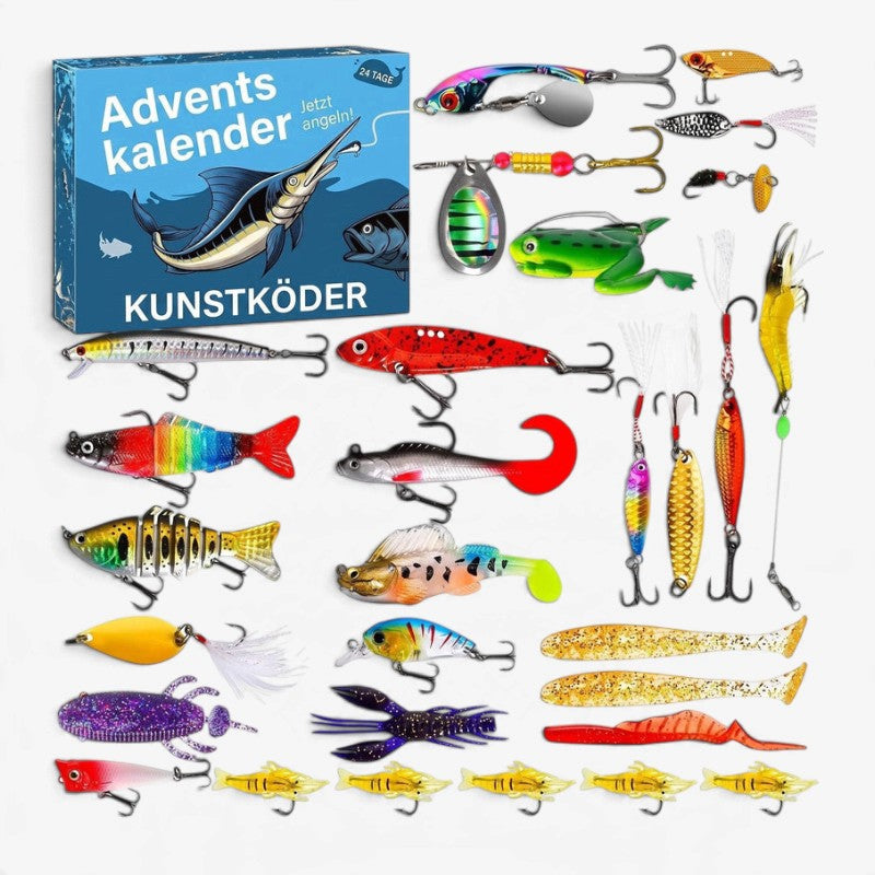 LureCatch - Adventskalender mit Kunstködern für Angler