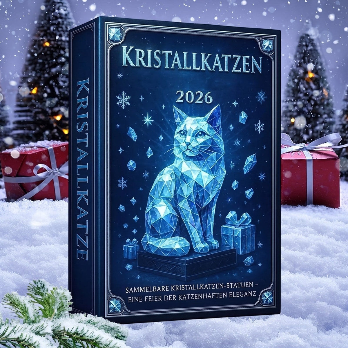 CrystalPaws - Adventskalender mit 24 Acrylkatzenfiguren
