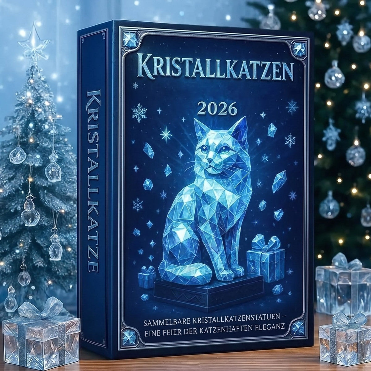 CrystalPaws - Adventskalender mit 24 Acrylkatzenfiguren