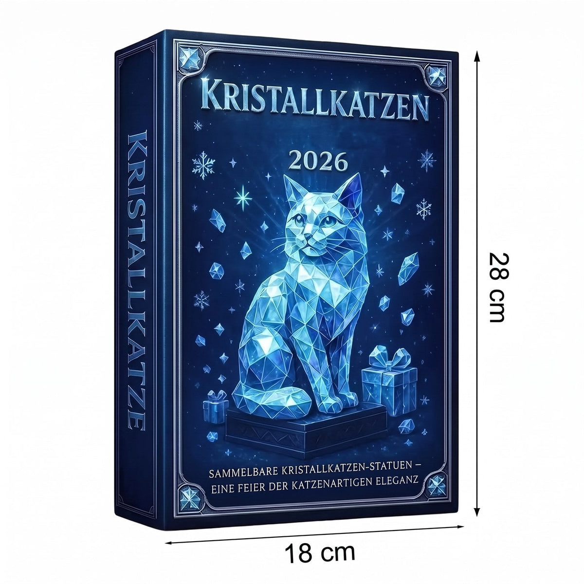 CrystalPaws - Adventskalender mit 24 Acrylkatzenfiguren